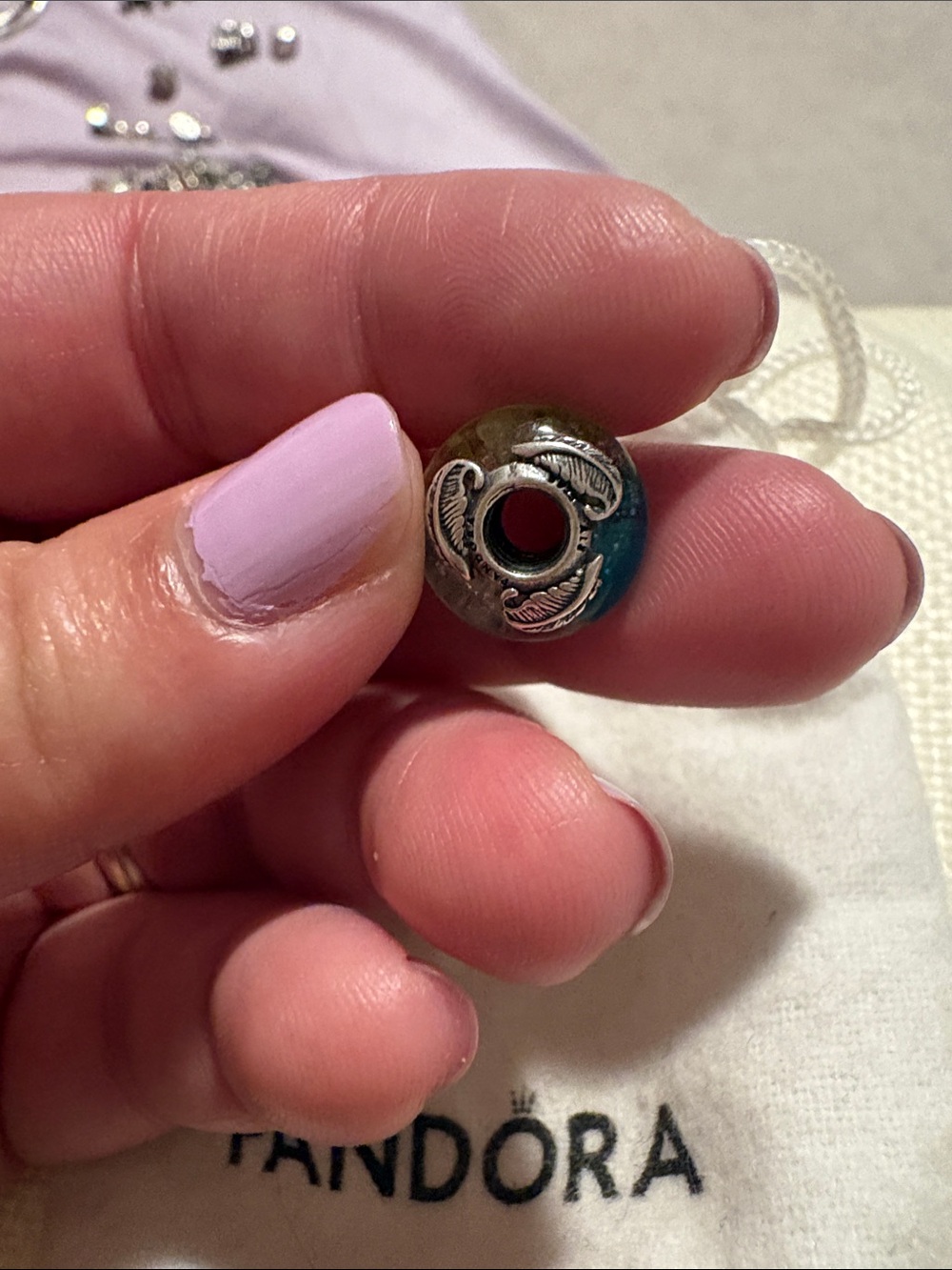 Beautiful murano glass pandora charm